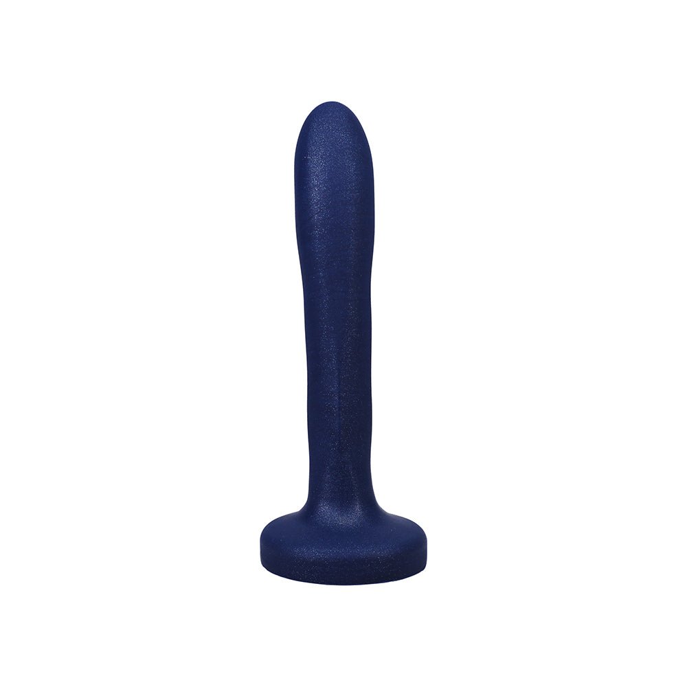 Tantus Charmer 8 in. G-Spot Dildo Sapphire - Image 3