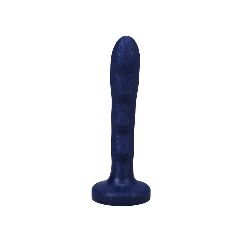Tantus Charmer 8 in. G-Spot Dildo Sapphire - Image 4