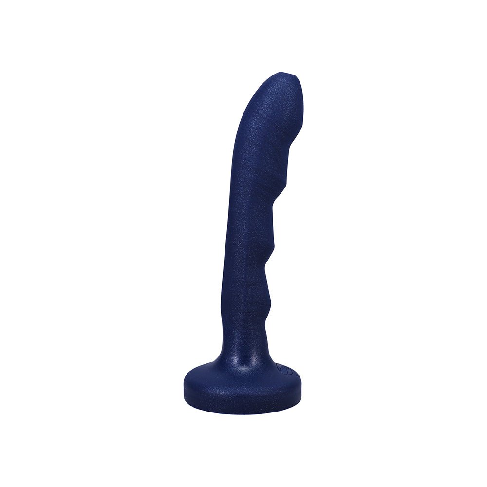 Tantus Charmer 8 in. G-Spot Dildo Sapphire - Image 5