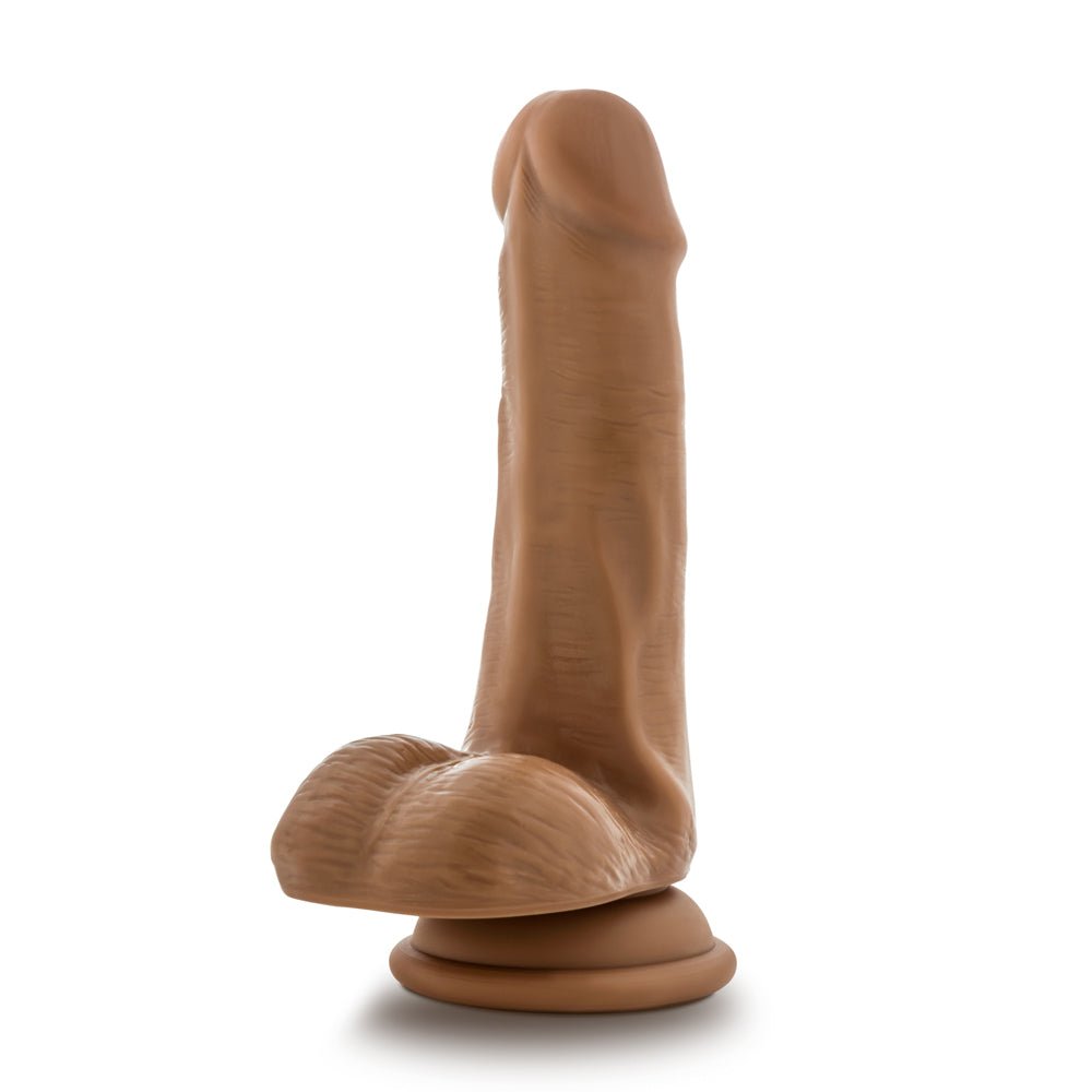 Dr. Skin Dr. Jeffrey Realistic 6.5 in. Dildo with Balls Tan - Image 3