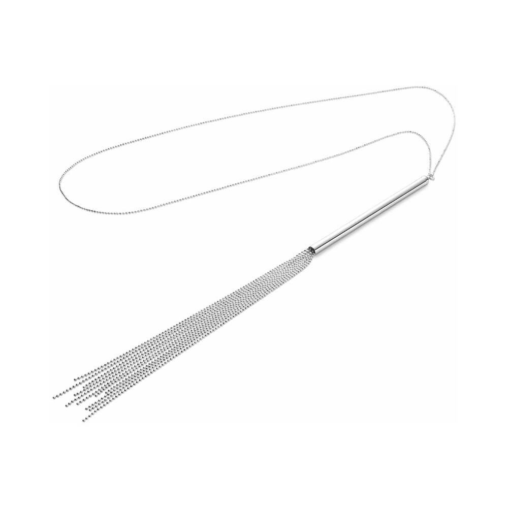 Bijoux Indiscrets Magnifique Chain Necklace Whip Silver - Image 2