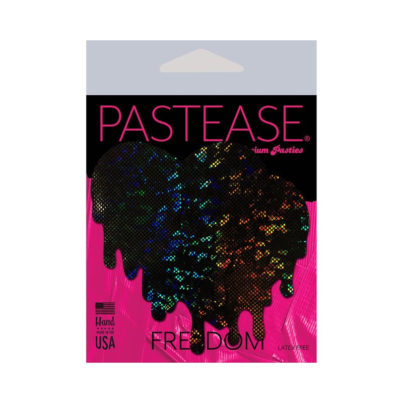 Pastease Melted Heart Pasties Black - Image 3