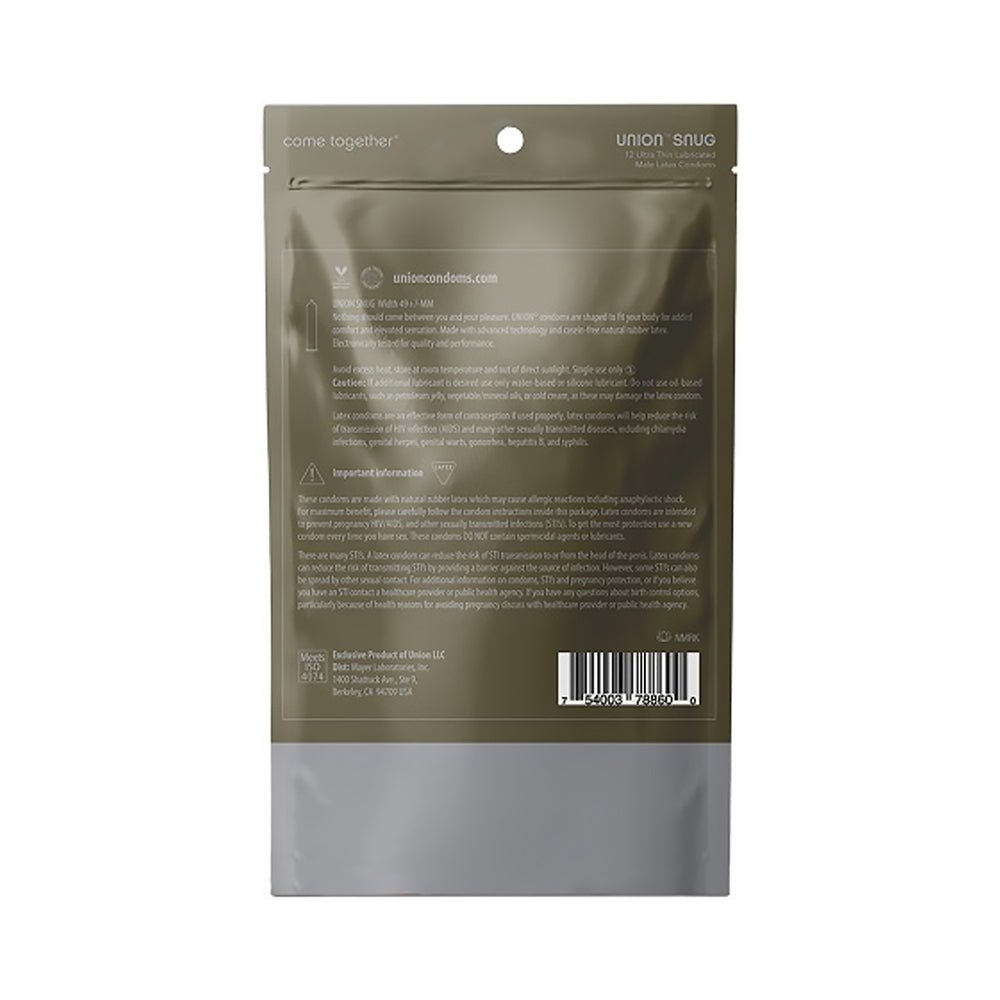 Union Snug Latex Condoms 12-Pack - Image 5