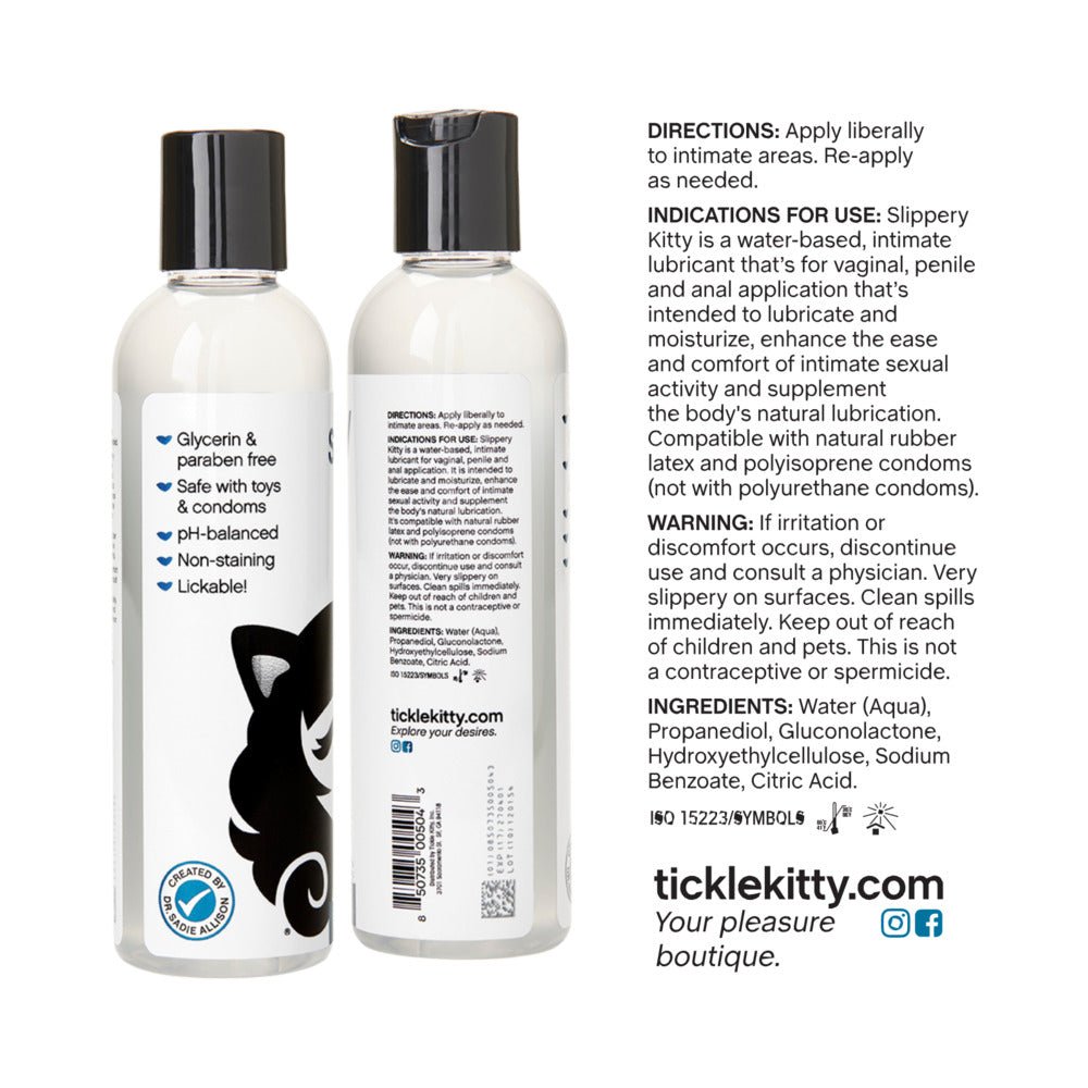 Slippery Kitty Water-Based Lubricant 8 oz. - Image 2