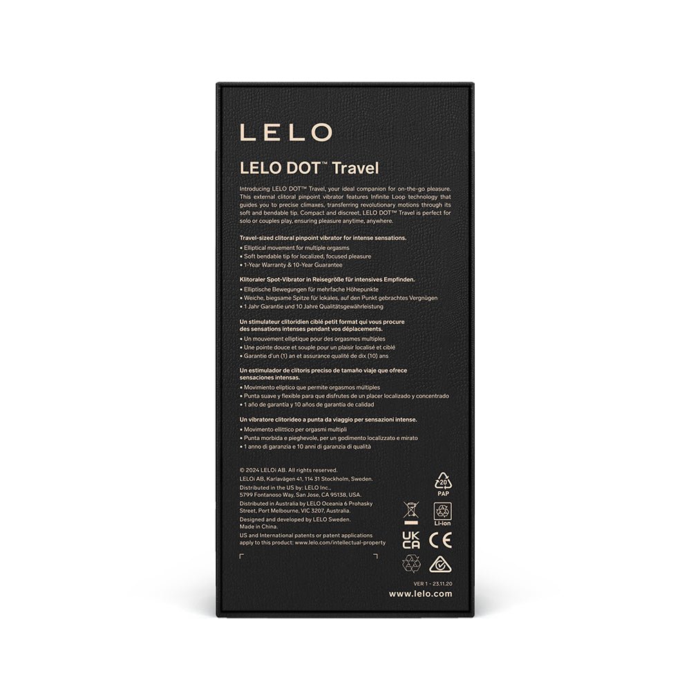 LELO DOT Travel Clitoral Pinpoint Vibrator Purple - Image 5