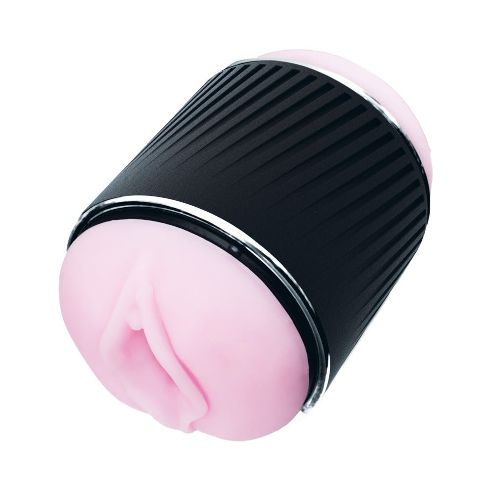 VeDO Jerk Masturbation Sleeve Black with Pink Sleeve - Image 2