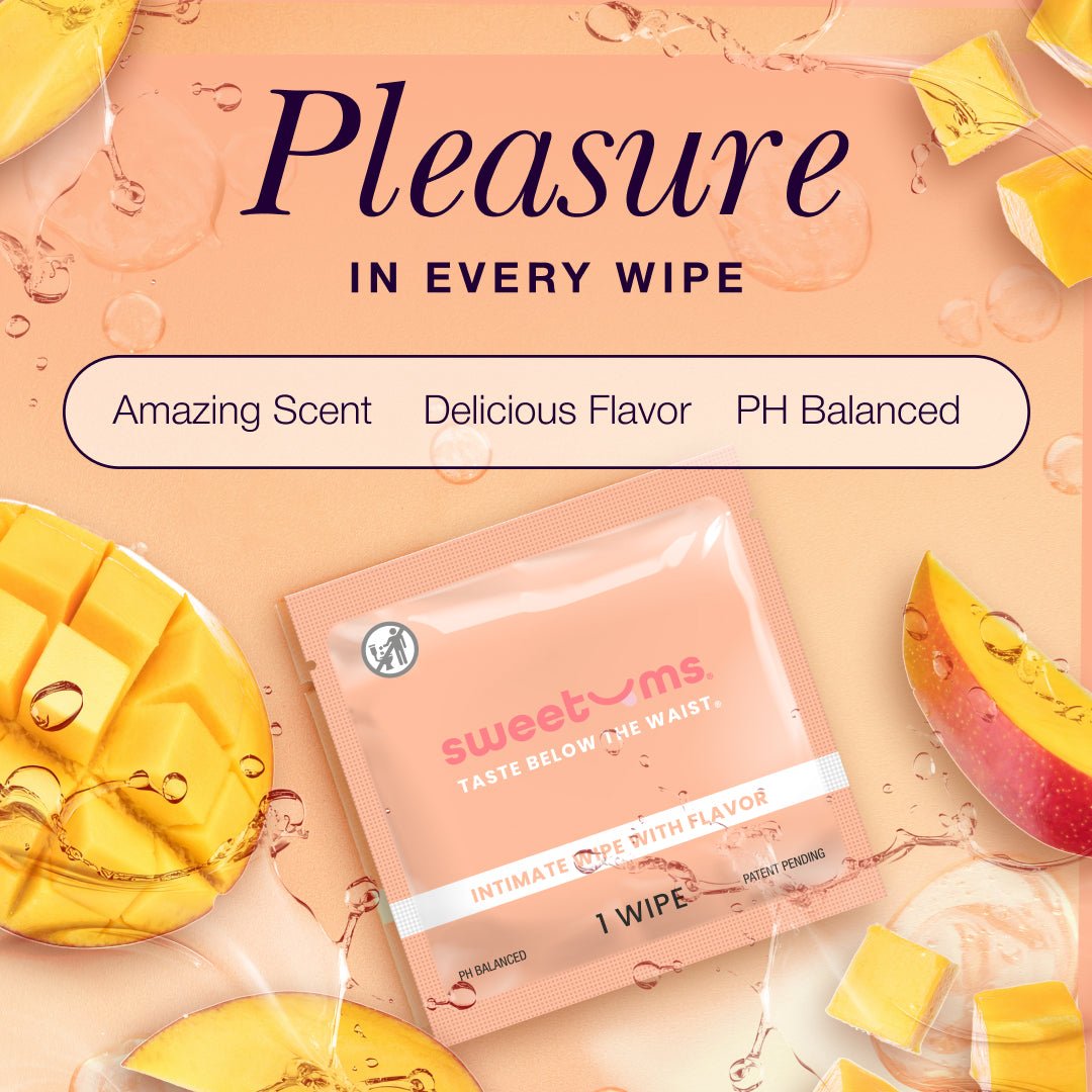 Sweetums Intimate Wipes Watermelon Flavor 10-Pack - Image 6