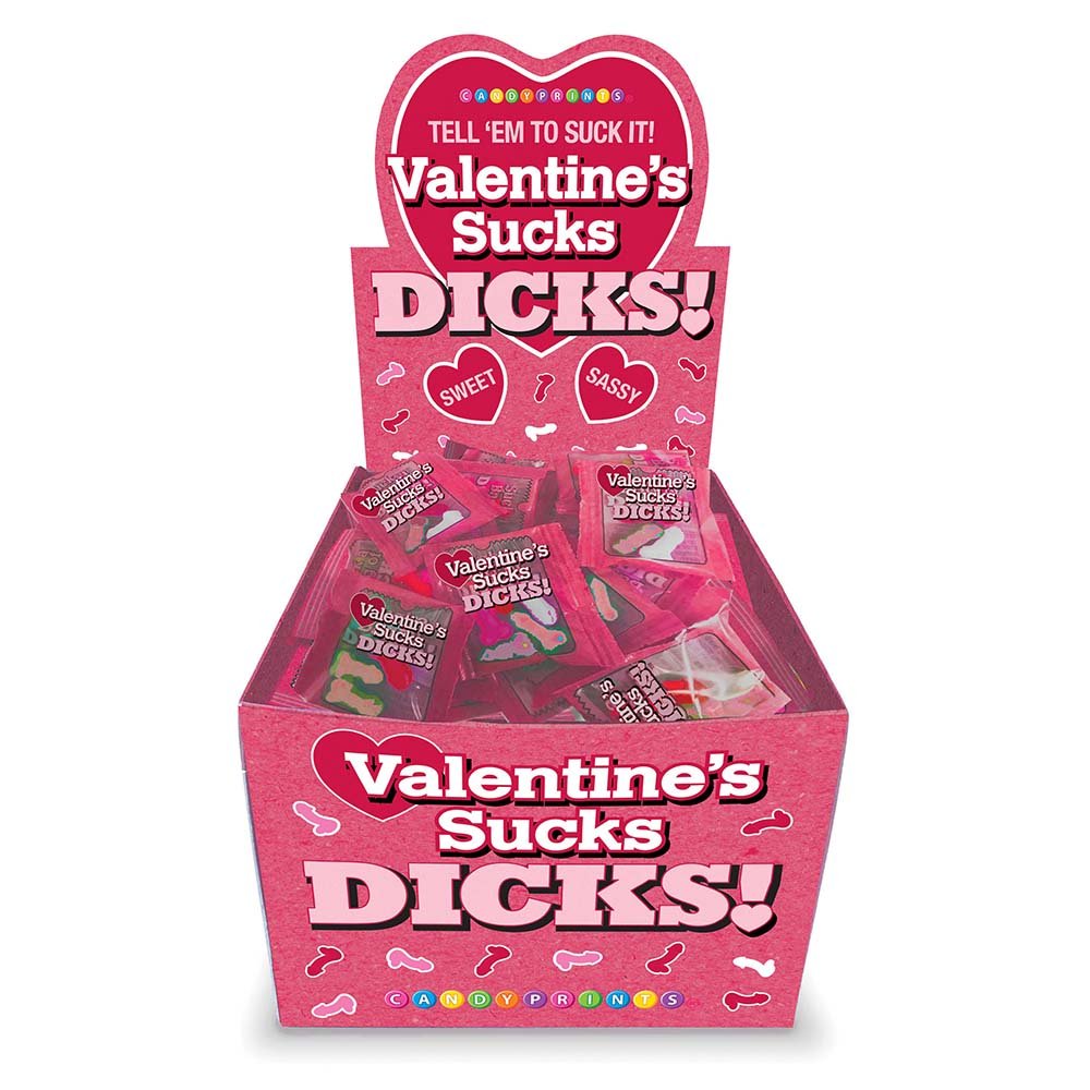 Valentine''s Sucks Dicks 100-Pack Display