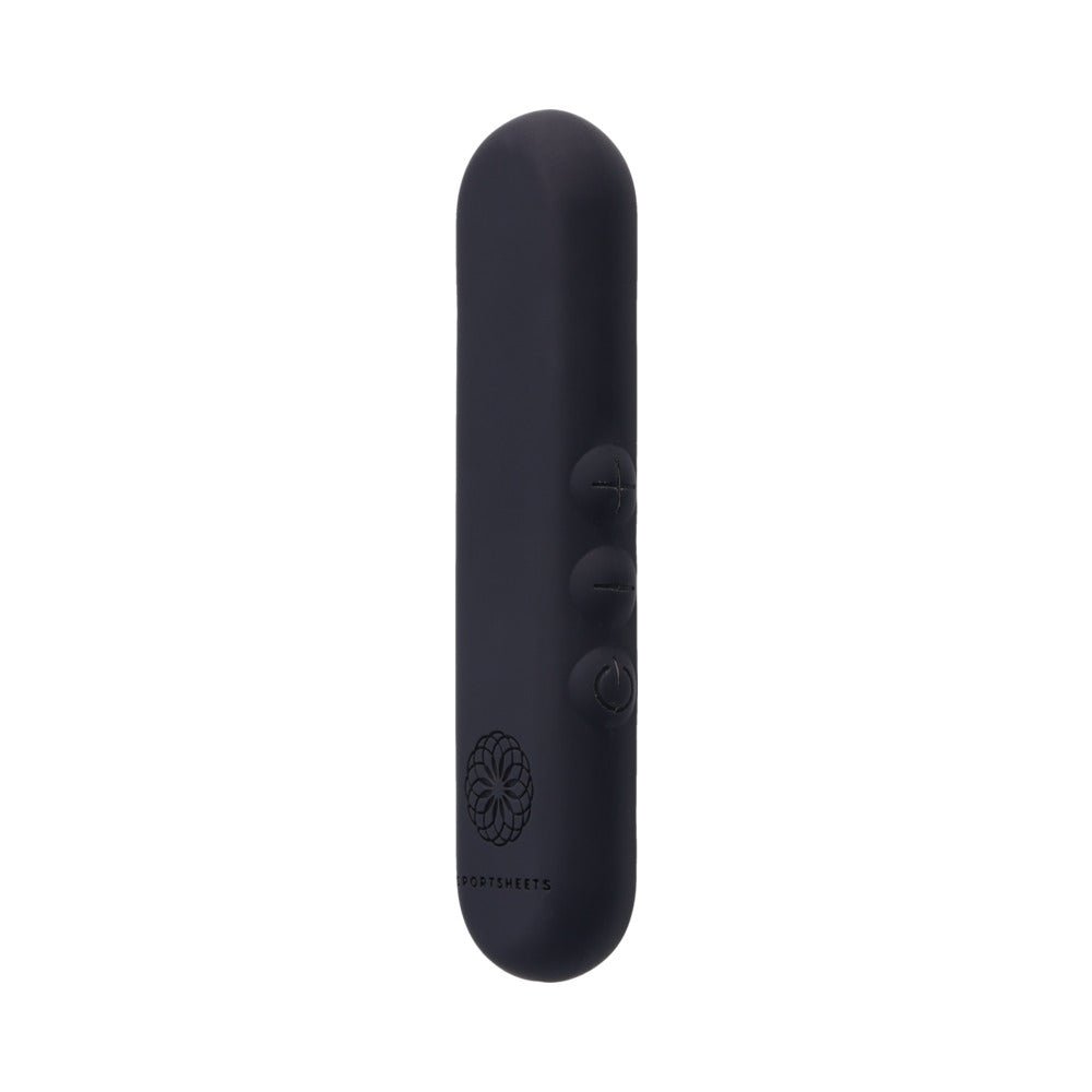 Sportsheets Pivot Flat Bullet Black - Image 3