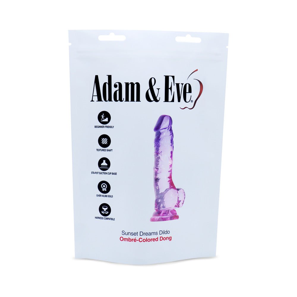 Adam & Eve Sunset Dreams Realistic Dildo 7.5 in. (Bag Packaging) - Image 3