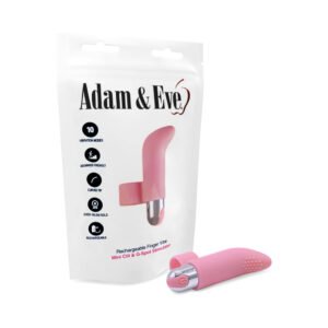 Adam & Eve Silicone Rechargeable Finger Vibe (Bag Packaging)