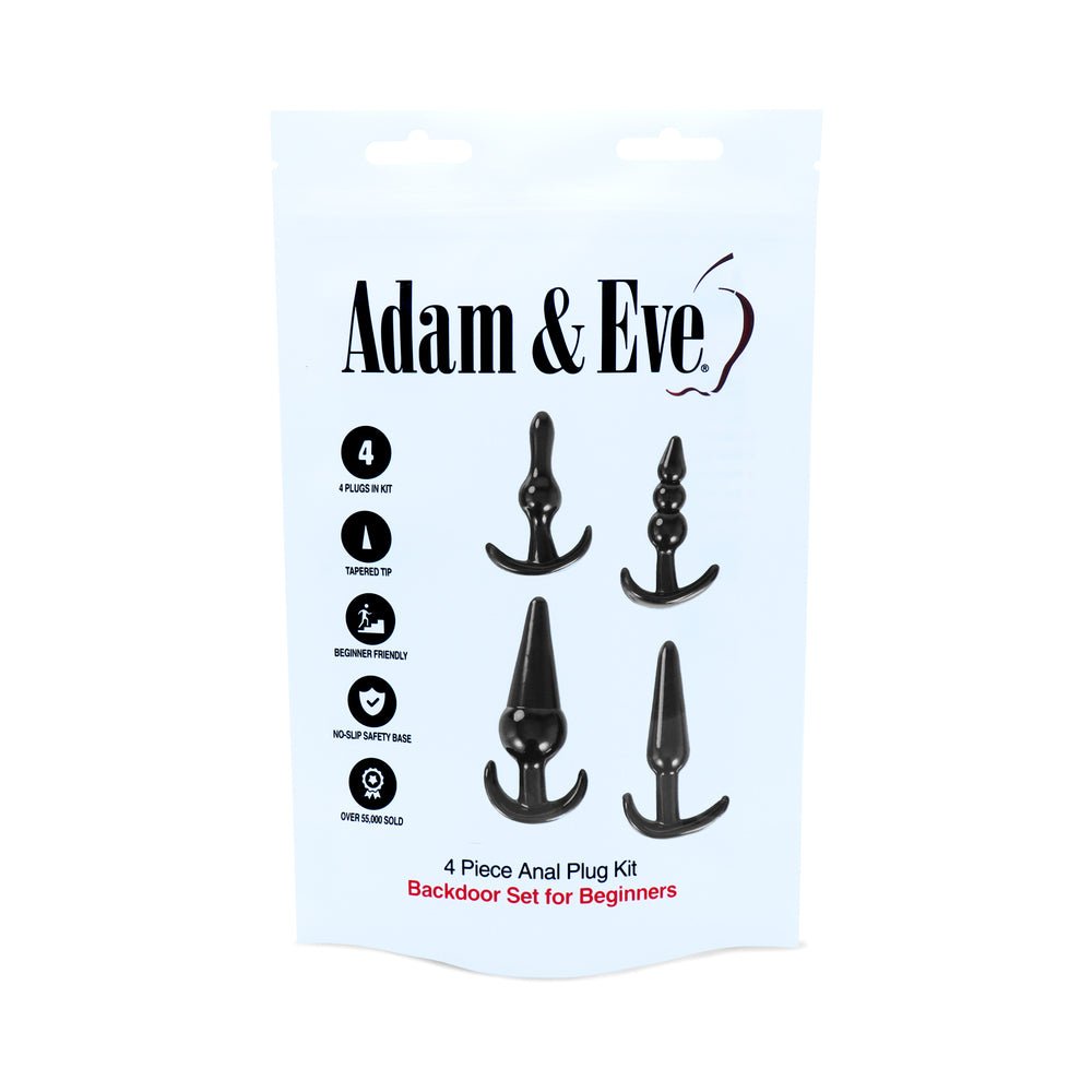 Adam & Eve 4-Piece Anal Plug Kit (Bag) - Image 4