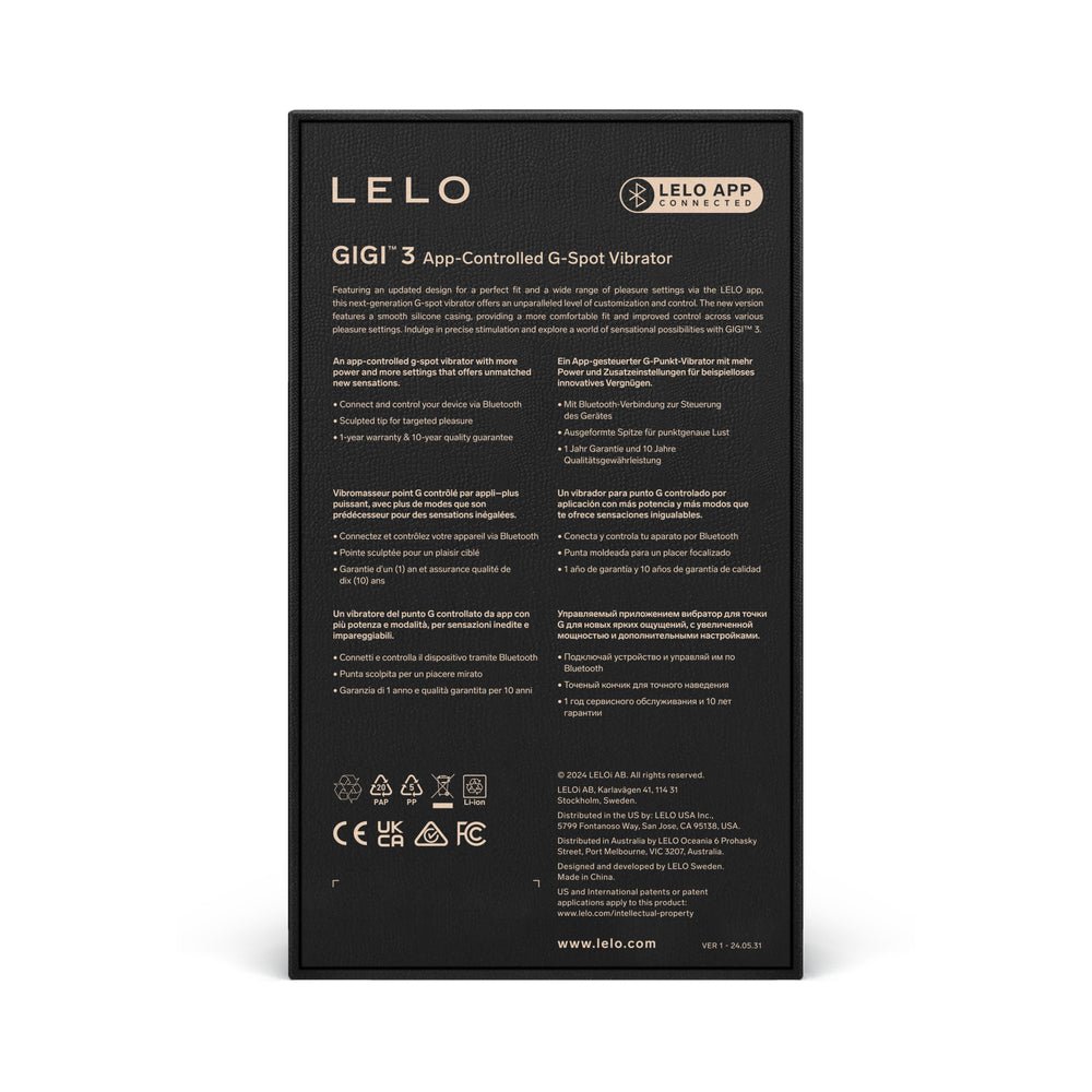 LELO GIGI 3 App-Controlled G-Spot Vibrator Deep Rose - Image 4