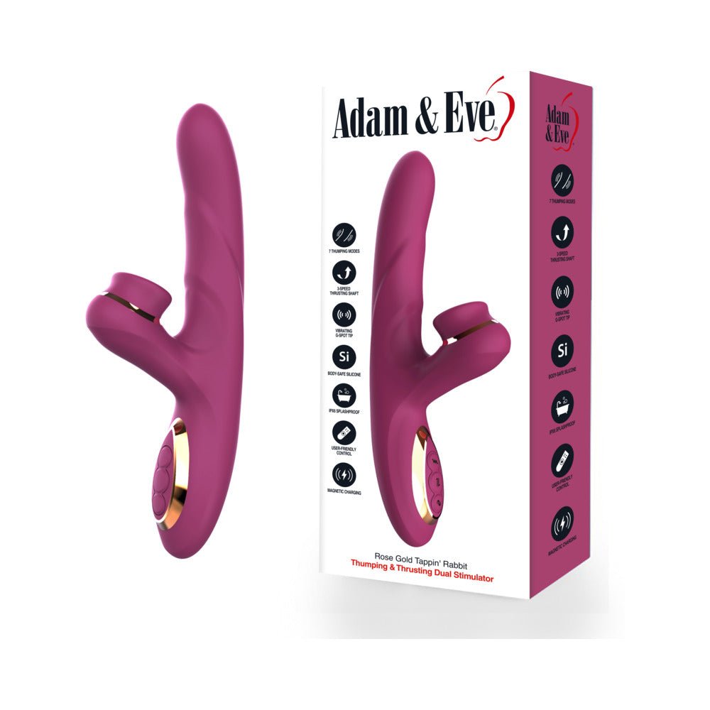 Adam & Eve Rose Gold Tappin'' Rabbit