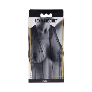 Sportsheets Sex & Mischief Ex''s & Oh''s Body Jewelry with Nipple Ties
