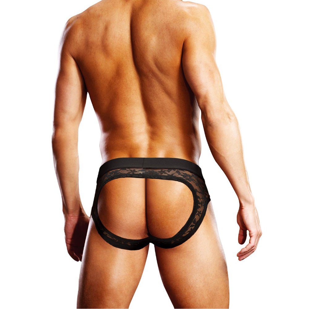 Prowler Lace Open Brief Black XL - Image 3