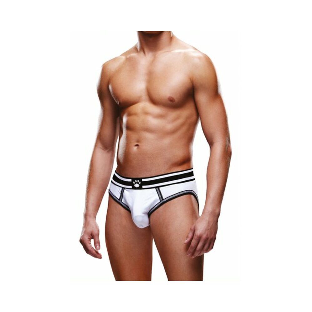 Prowler Open Brief White/Black XL - Image 2