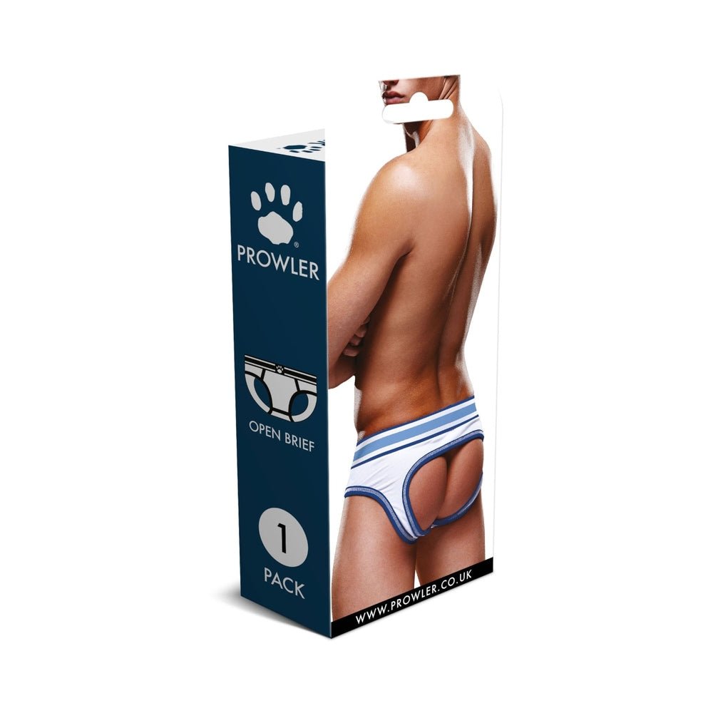 Prowler Open Brief White/Blue L - Image 4