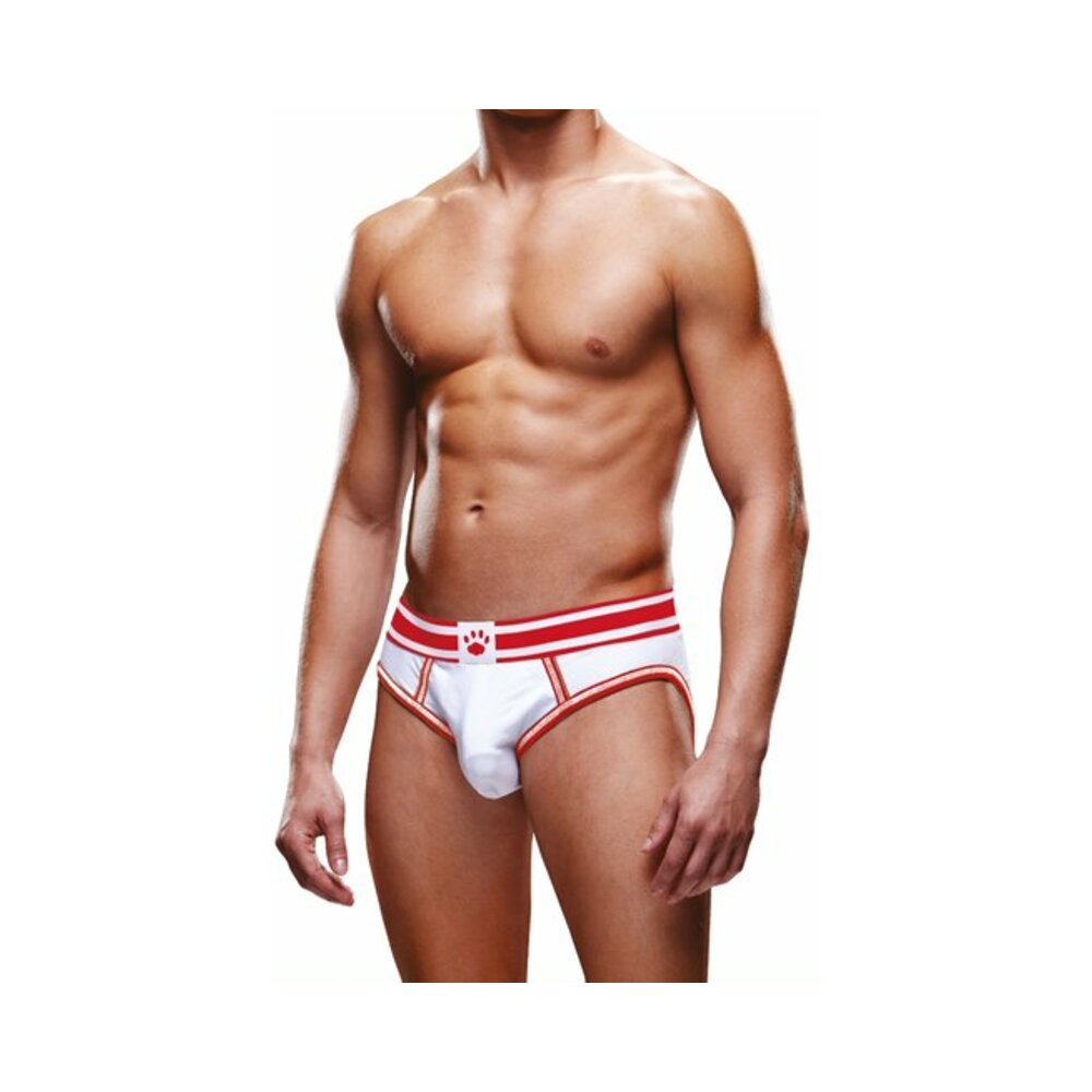 Prowler Open Brief White/Red S - Image 2