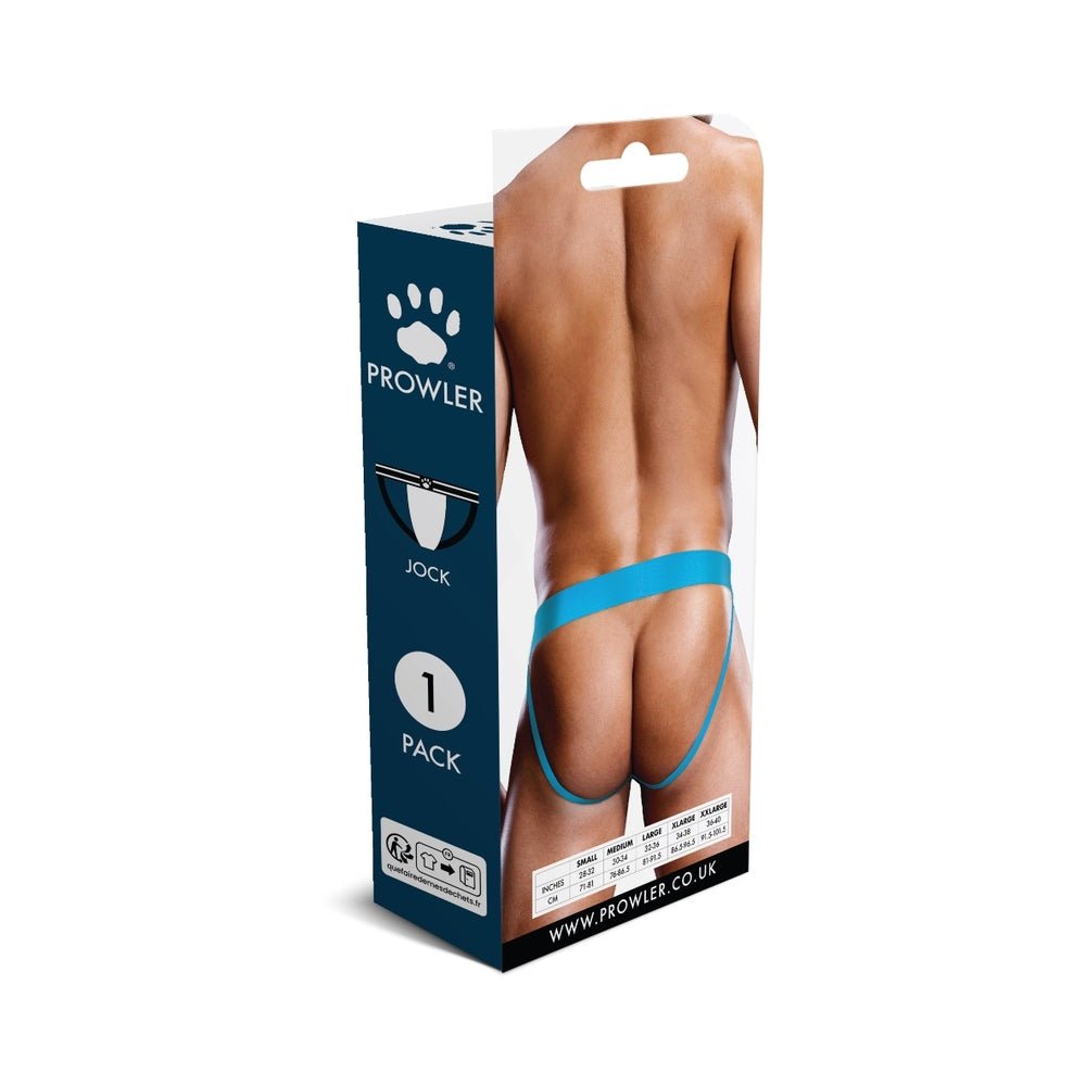Prowler Lace Jock Strap Neon Blue S - Image 4