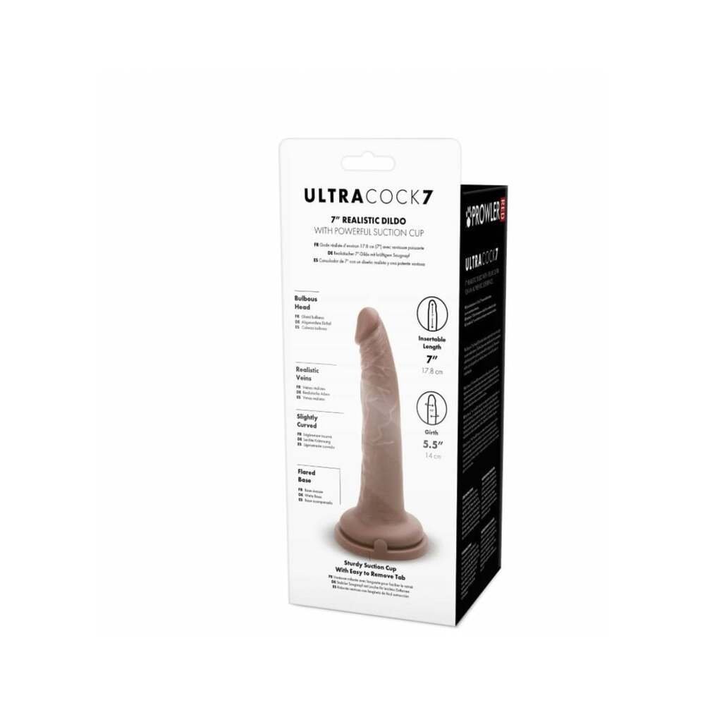 Prowler RED Ultra Cock 7 in. Realistic Dildo Caramel - Image 5