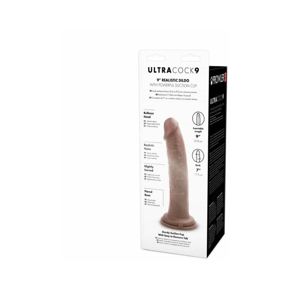 Prowler RED Ultra Cock 9 in. Realistic Dildo Caramel - Image 5