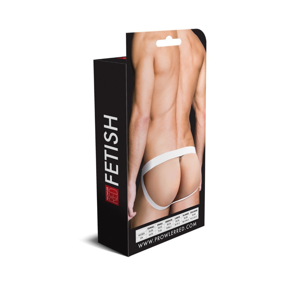 Prowler RED Assless Cockring Jock Strap White 2XL - Image 4