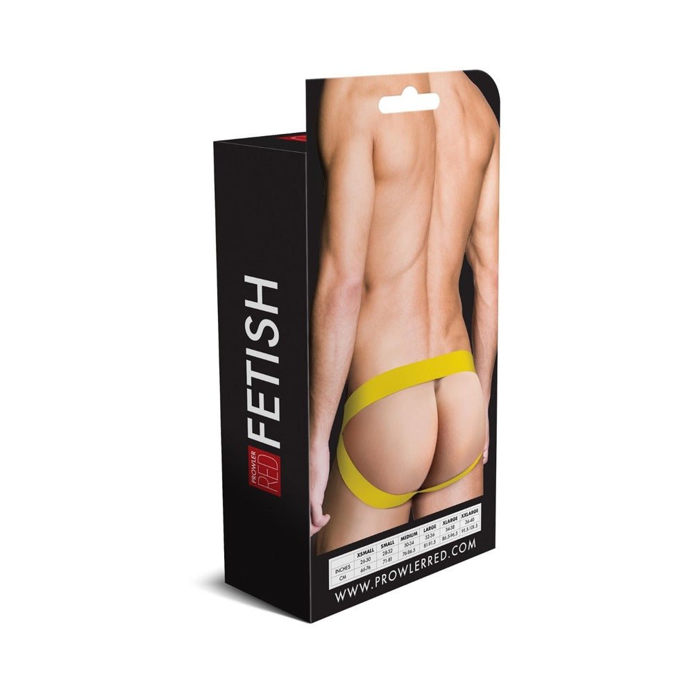 Prowler RED Assless Jock Strap Yellow S - Image 4