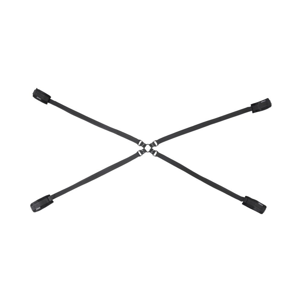 Sportsheets Velvet Noir Adjustable Hog Tie & Cuff Set - Image 4