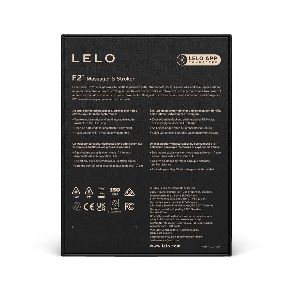 LELO F2S Massager & Stroker Teal - Image 4