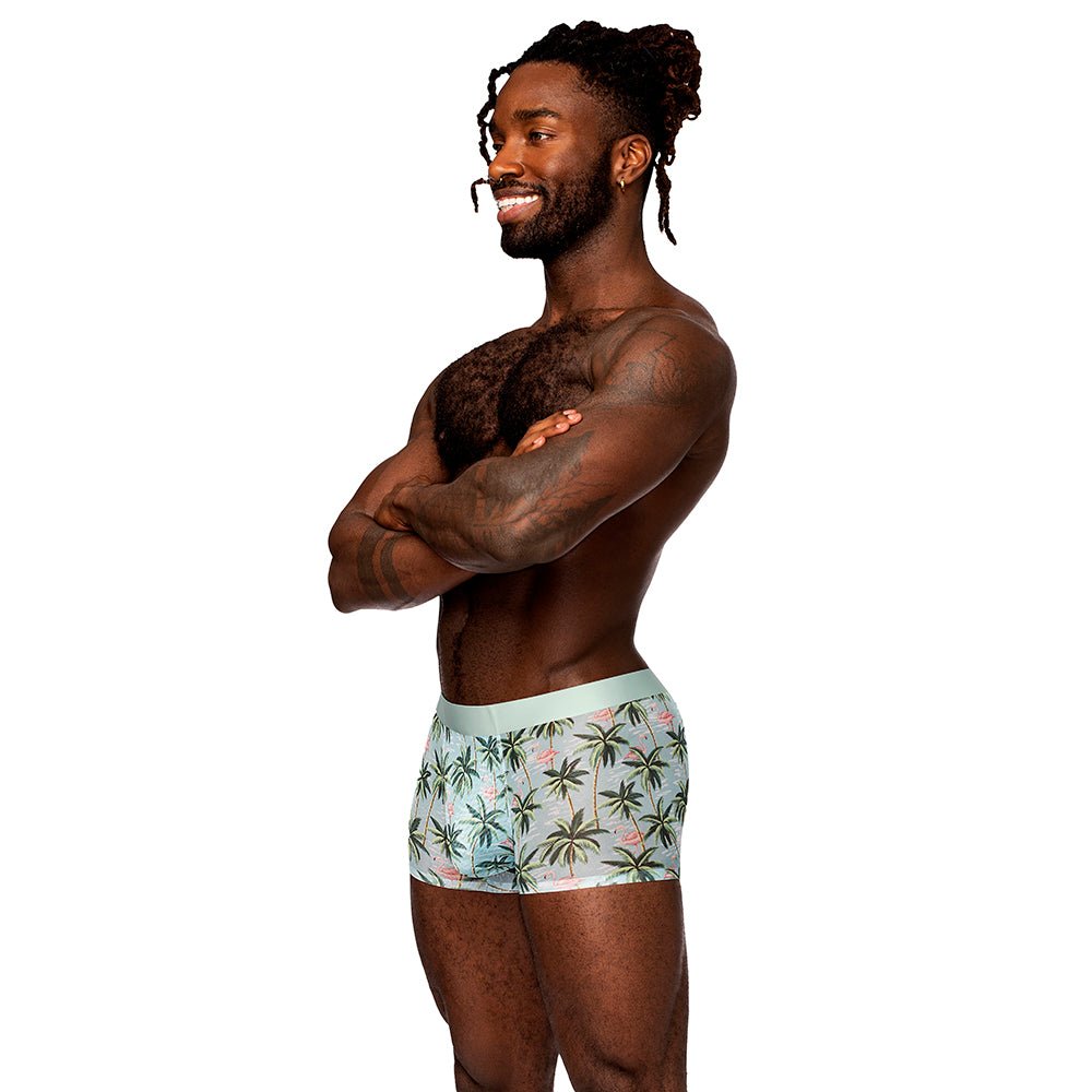 Male Power The Matchmaker Seamless Sheer Short Flamingo M