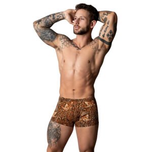 Male Power The Ultimate Duo CRB Pouch Short & Black Cock Ring Animal L