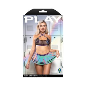 Fantasy Lingerie Play Ready, Let''s Glow! 5-Piece Costume Set L/XL