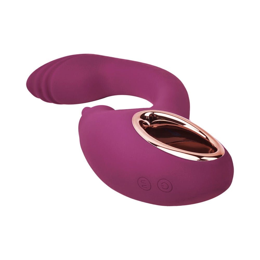 Adam & Eve Rose Gold Clit Tickler Dual Stimulating Vibrator - Image 5