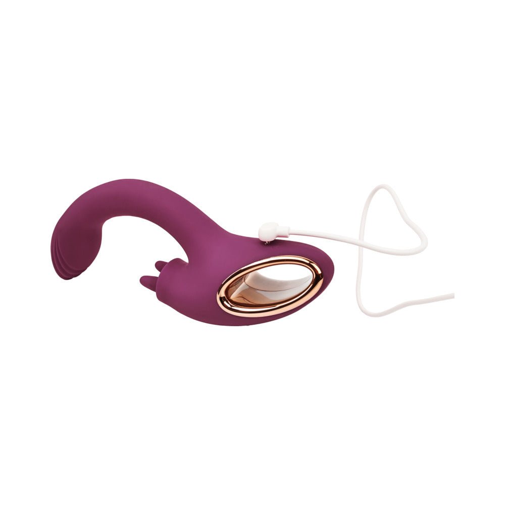 Adam & Eve Rose Gold Clit Tickler Dual Stimulating Vibrator - Image 6