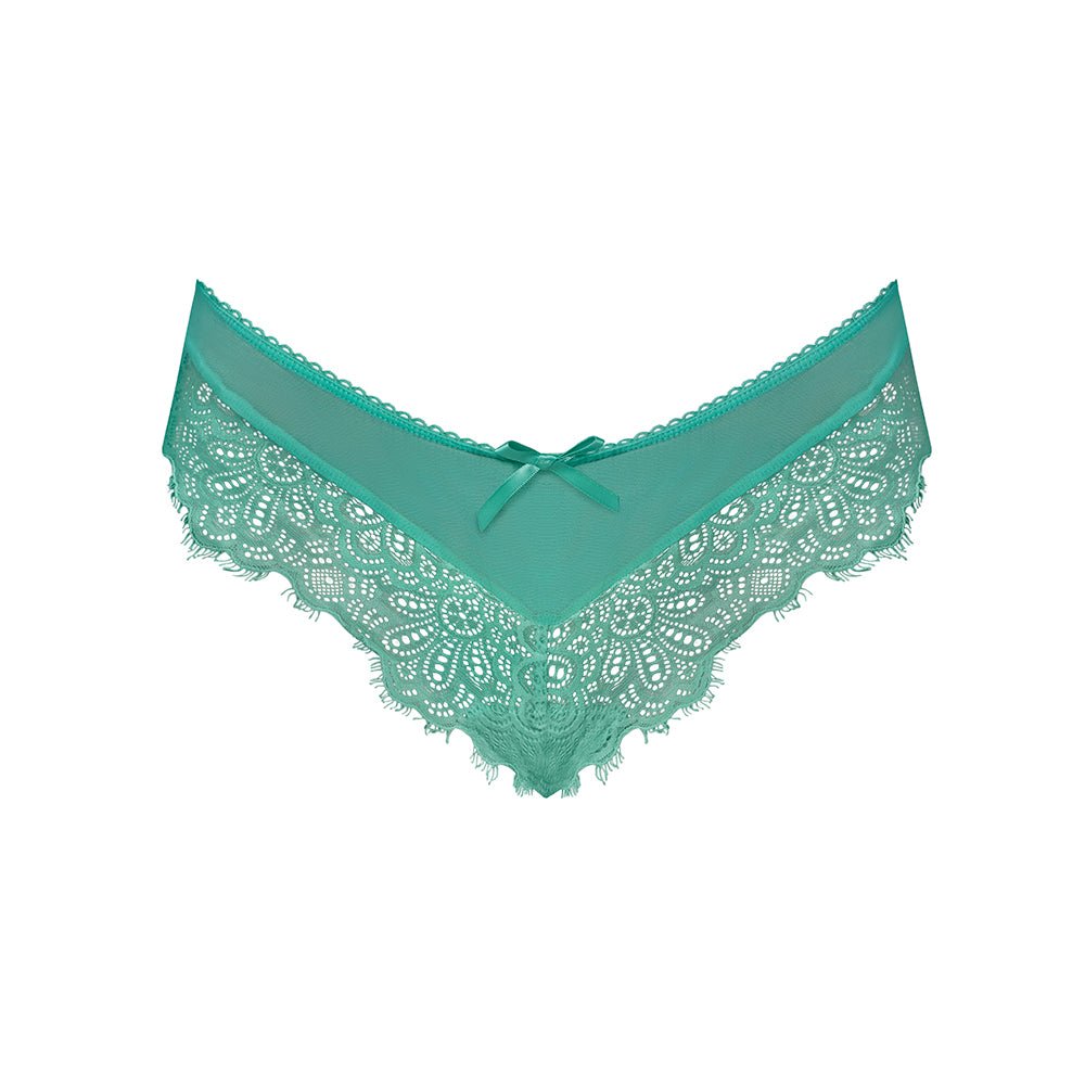 Magic Silk Caribbean Crush Low Rise Cheeky Panty Aqua Glow S/M - Image 3