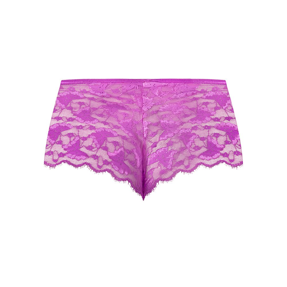 Magic Silk Butterfly Fantasies Boy Short Neon Purple L/XL - Image 4