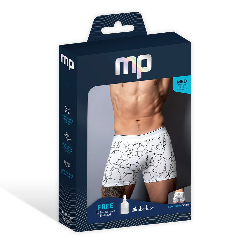 Male Power Soo Cumfy Boxer Brief Black/White M - Image 6