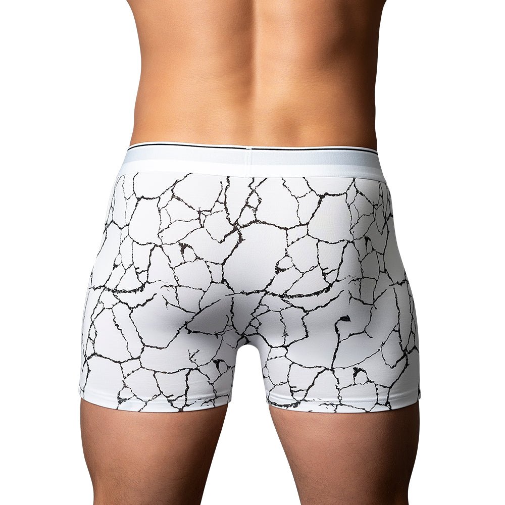 Male Power Soo Cumfy Boxer Brief Black/White XL - Image 3