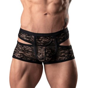 Male Power Lucifer Cutout Short Black L