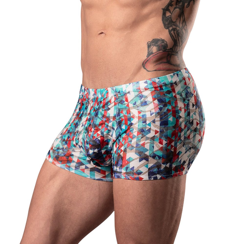 Male Power Your Lace Or Mine Pouch Short Geometric S - Image 2