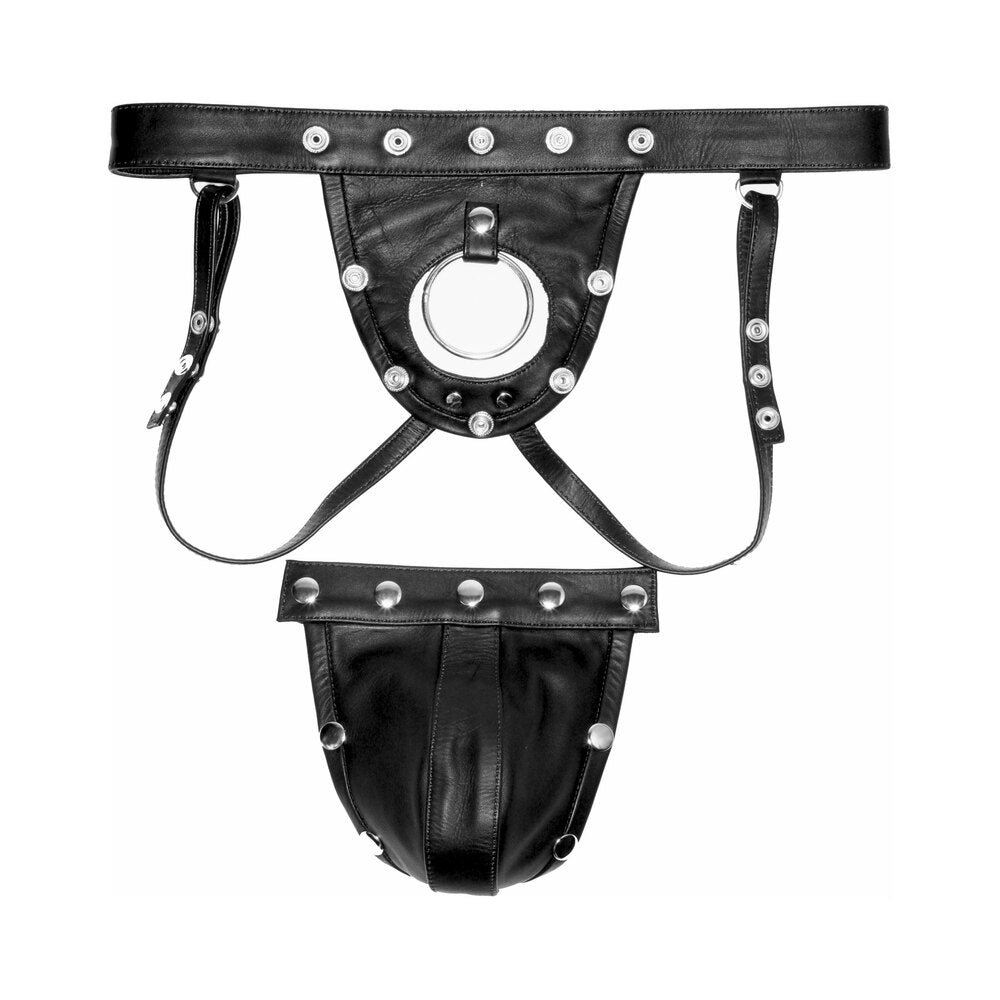 Prowler RED Leather Harness Jock Strap 2XL - Image 6
