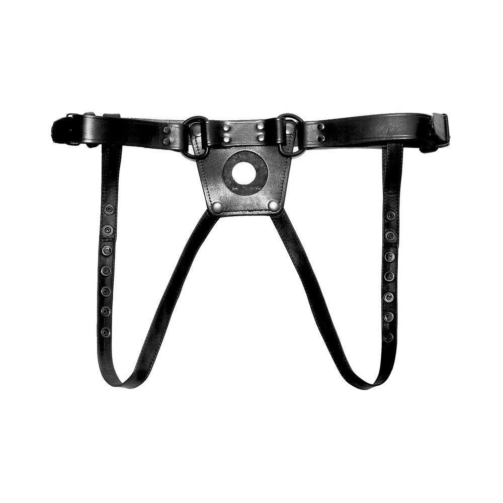 Prowler RED Leather Dong Harness M