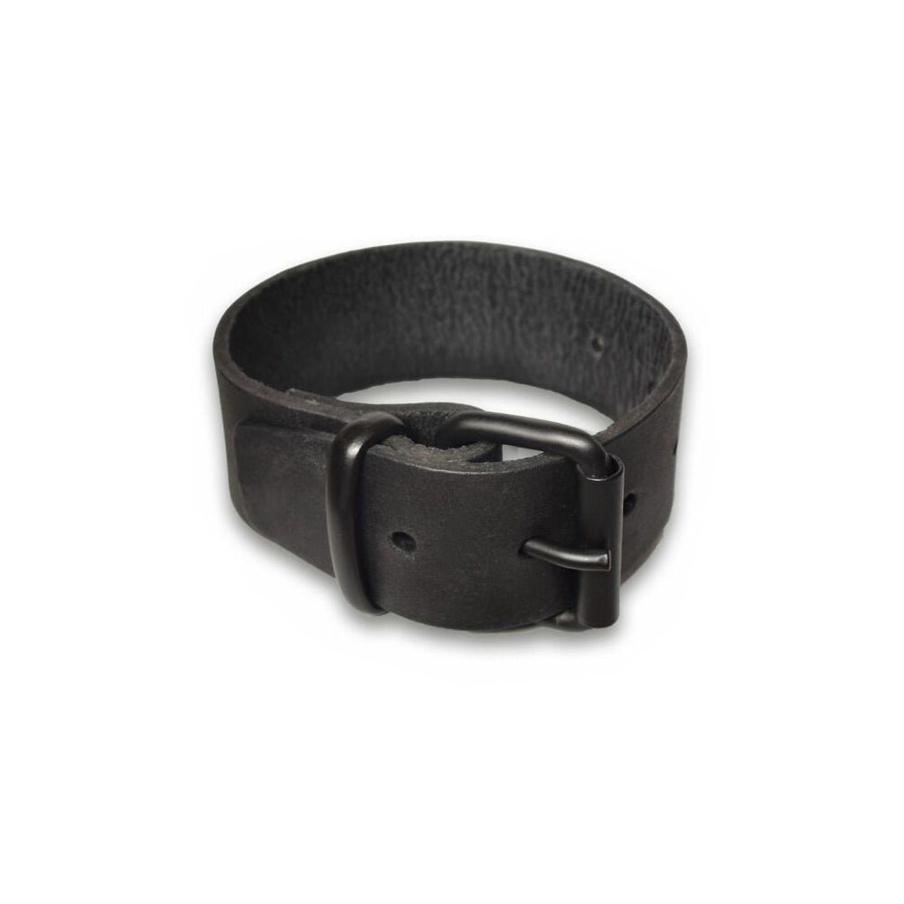 Prowler RED Leather Buckle Bicep Band M