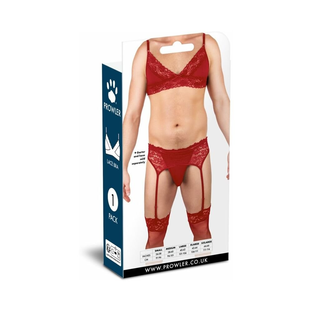 Prowler Lace Bra Red XL - Image 3