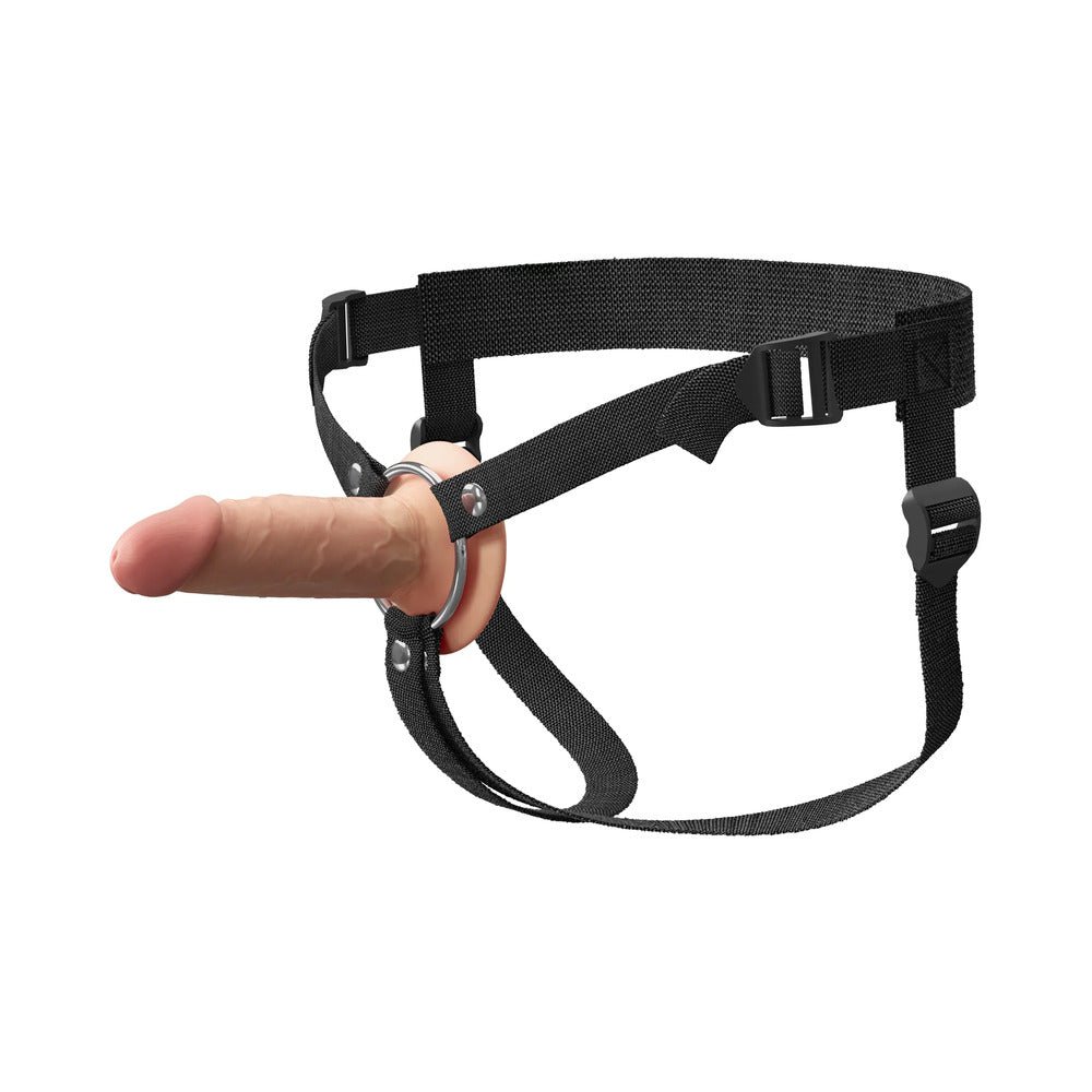 Fantasy X-Tensions Elite Silicone Hollow Strap-On Dual Density 5 in. Light - Image 5
