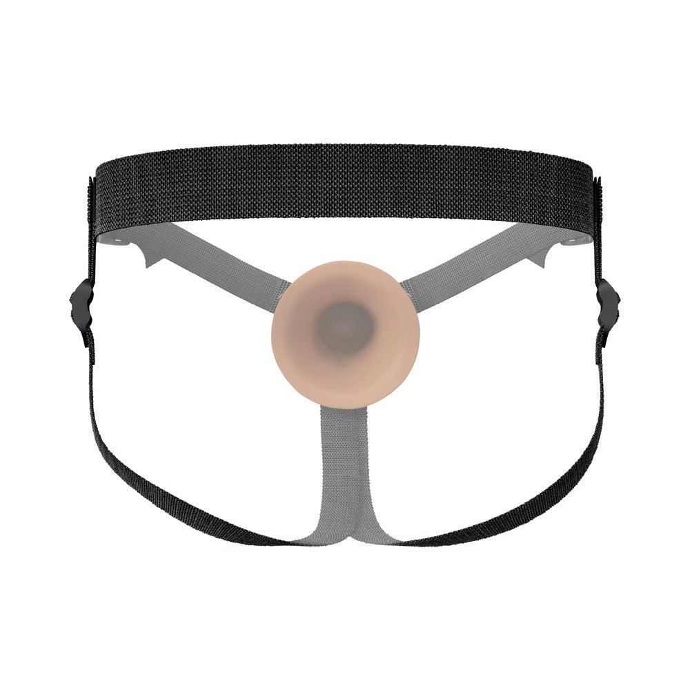 Fantasy X-Tensions Elite Silicone Hollow Strap-On Dual Density 9in Brown - Image 6