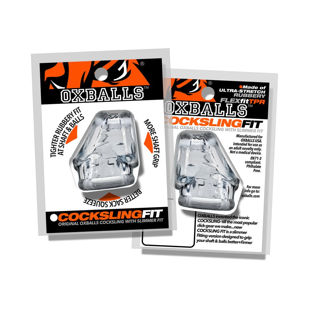 Oxballs Cocksling Fit Sling Clear - Image 2