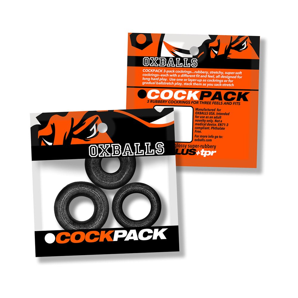 Oxballs Cockpack Multi Design 3-Pack Black Mica - Image 2
