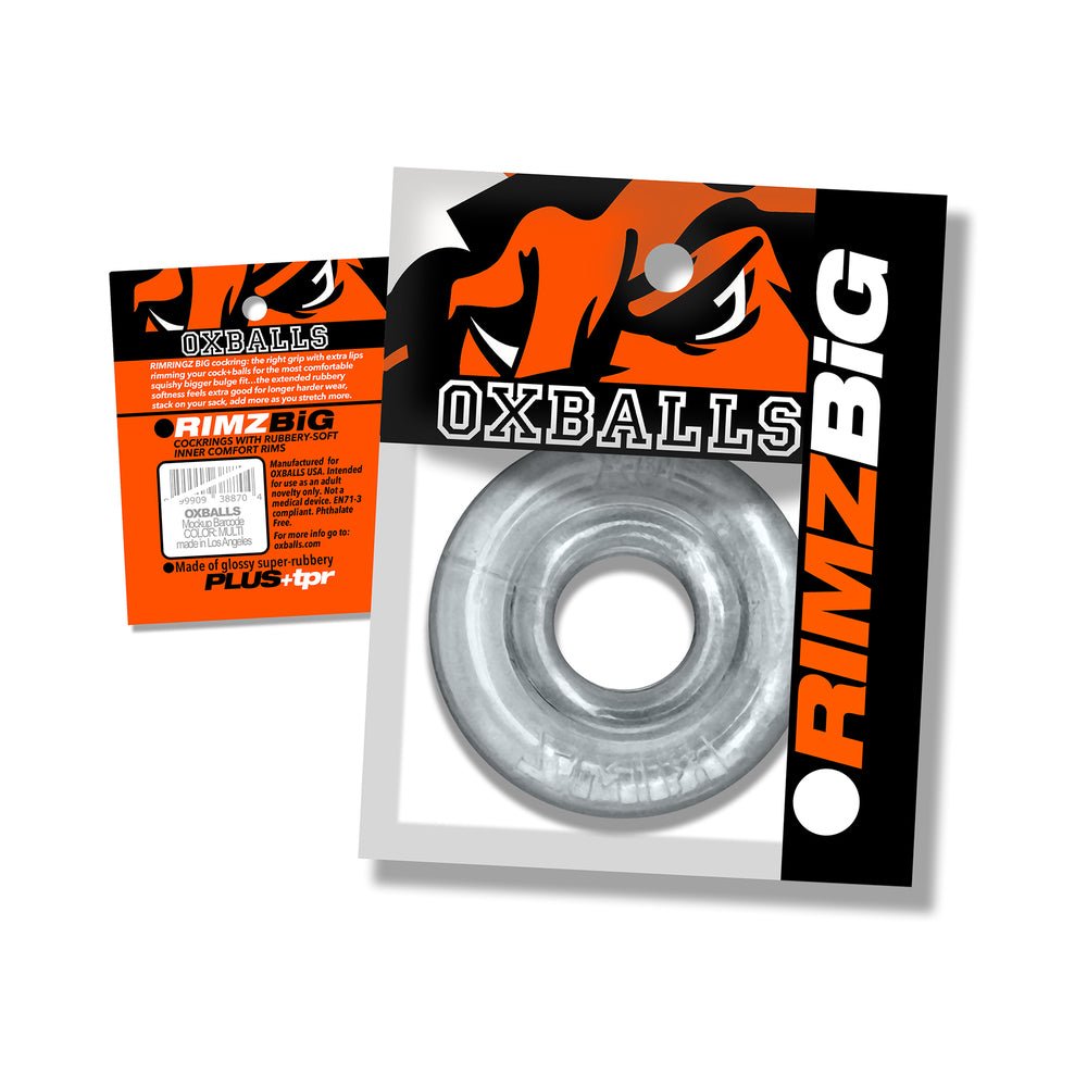 Oxballs Rimz Big Single Ring Clear - Image 2
